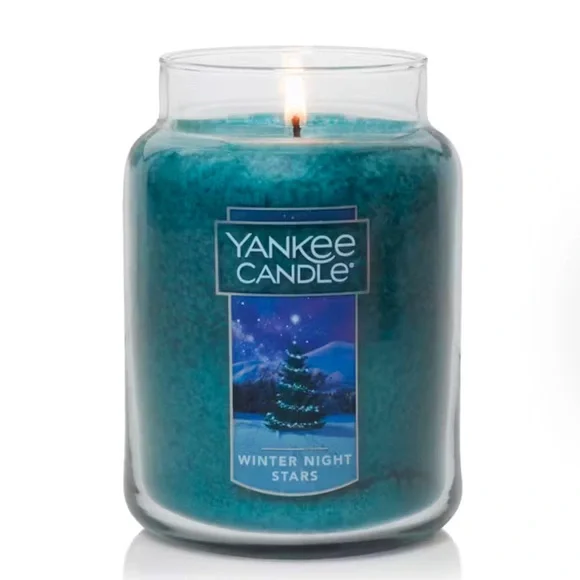 NWT Yankee Candle Winter Night Stars. 22oz - Picture 3 of 8